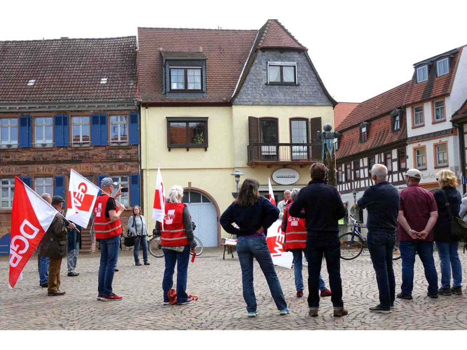 1. Mai - Kundgebung in Dieburg