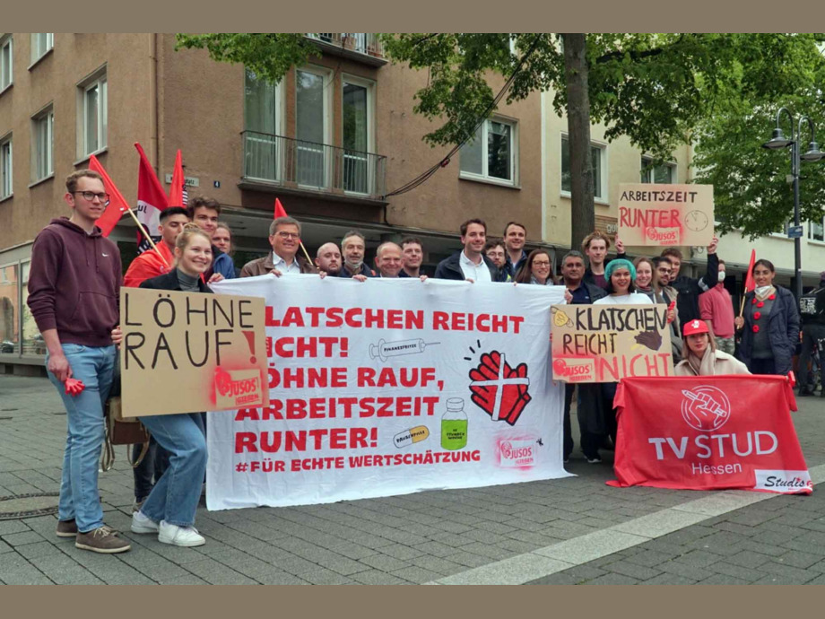 Klatschen reicht nicht - Löhne rauf