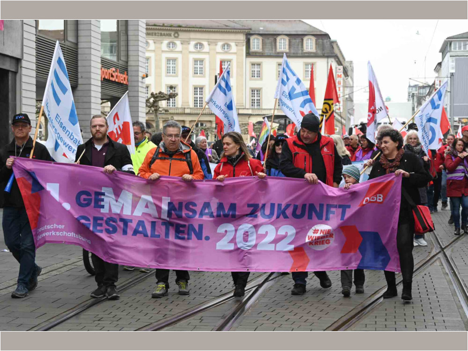 1. Mai 2022 - Tag der Arbeit in Kassel