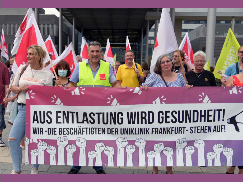 Demobeginn am Uniklinikum