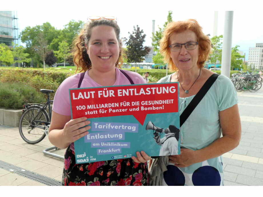 Laut für Entlastung