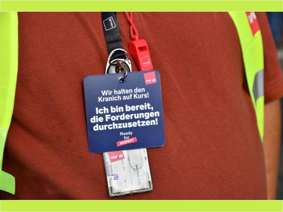 Wir halten den Kranich auf Kurs!