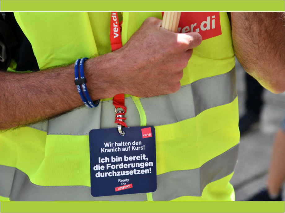 Wir halten den Kranich auf Kurs!