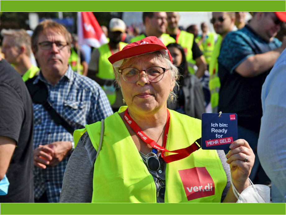 Die Beschäftigten verdienen mehr!