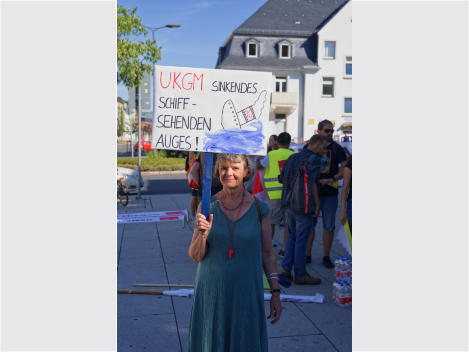 Protest gegen Stellenabbau