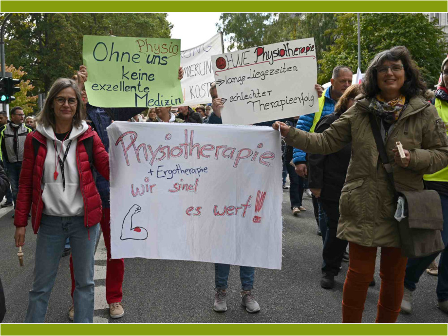 Demozug durch die Stadt Demozug durch die Stadt