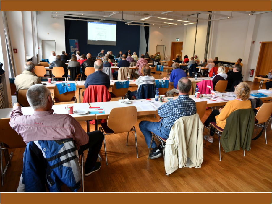 Mitgliederversammlung im Gewerkschaftshaus Frankfurt Mitgliederversammlung im Gewerkschaftshaus Frankfurt