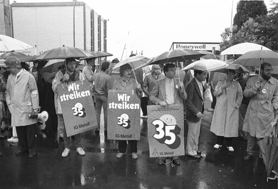 21.05.1984 Streikbeginn bei Honeywell in Maintal