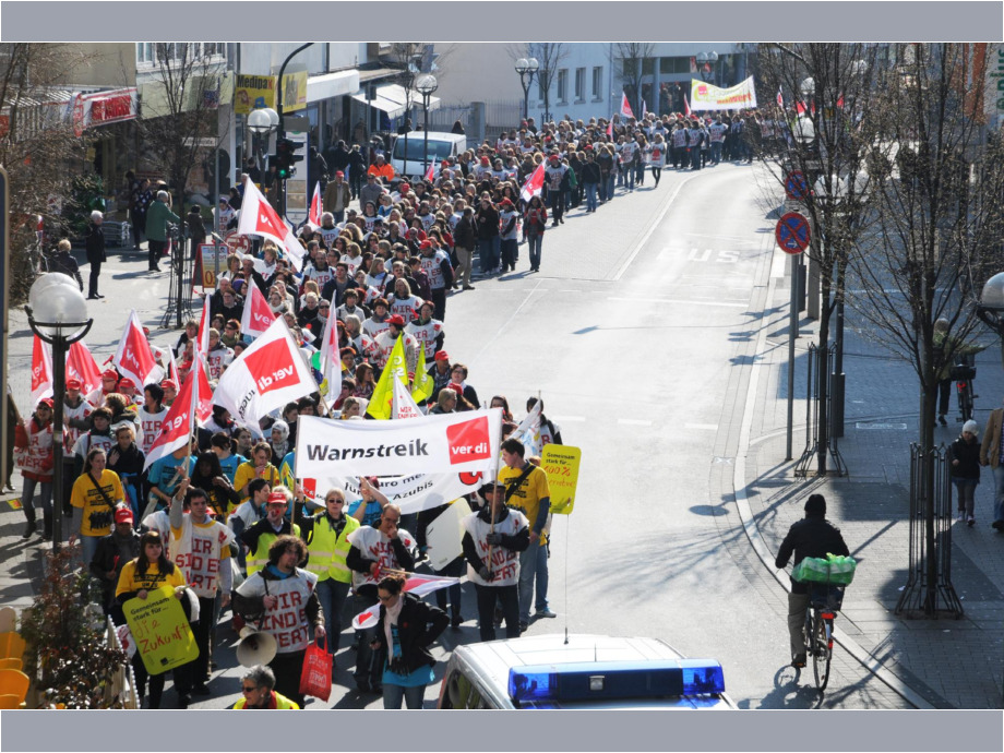 Verdi Warnstreik in Hanau Verdi Warnstreik in Hanau