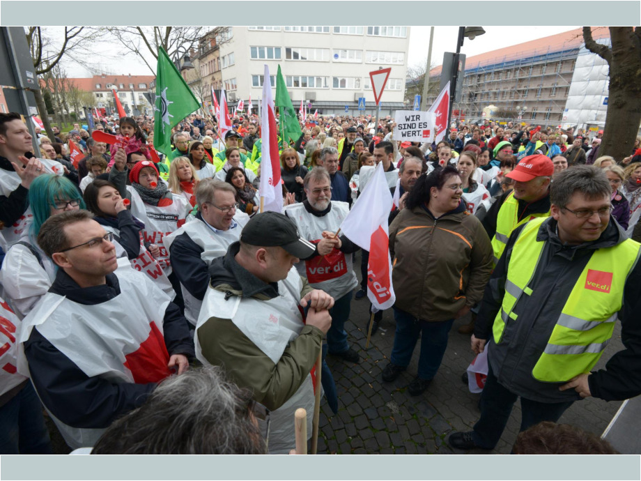 19. 03. 2014 verdi Warnstreik Hanau 19. 03. 2014 verdi Warnstreik Hanau