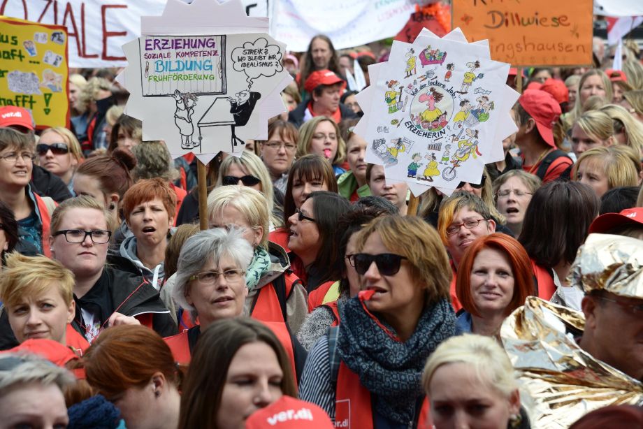 28.05.2015 Erzieherinnendemo in Frankfurt