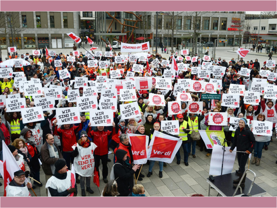 20.03.2018 Verdi Warnstreik in Hanau 20.03.2018 Verdi Warnstreik in Hanau