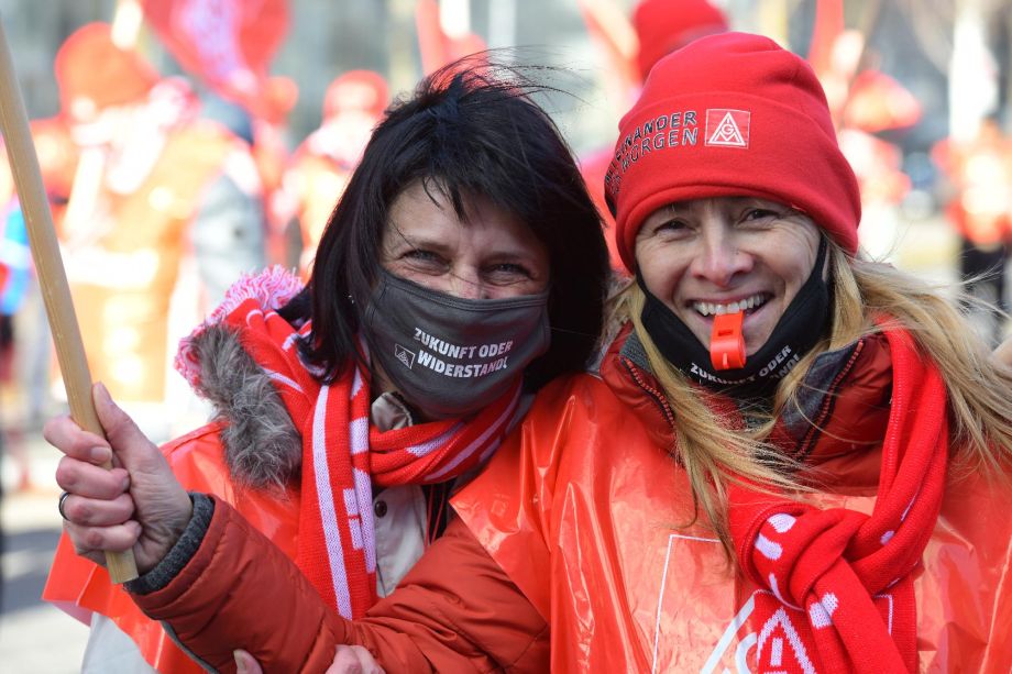 03.12.2020 Warnstreik ABB Fahrt einer Delegation nach Zürich