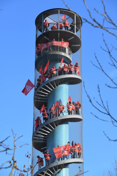 03.12.2020 Warnstreik ABB Fahrt einer Delegation nach Zürich