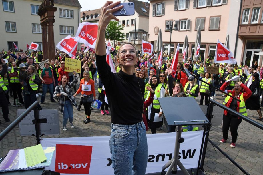 04.05.2022 Streik Sozial und Erziehungsdienst in Hanau
