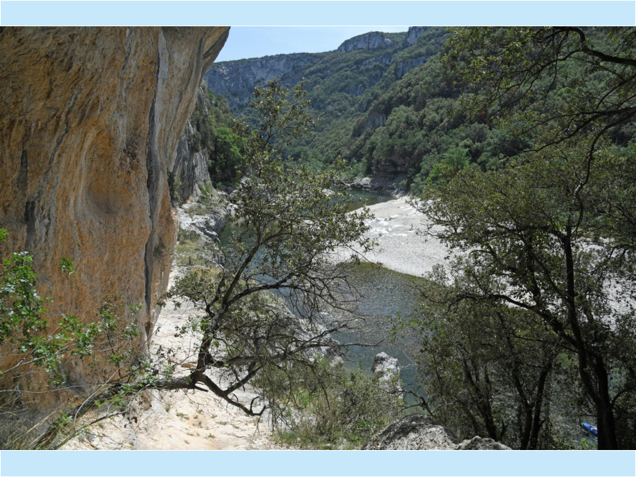 Wandern an der Ardeche Wandern an der Ardeche
