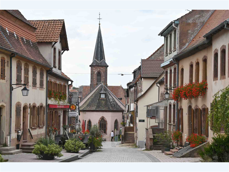 Blick in die Schlossstrasse vom Staedele Blick in die Schlossstrasse vom Staedele