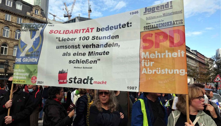 Solidarischer Herbst "Soziale Sicherheit schaffen - Energiewende beschleunigen!" - Kundgebung und Demonstration am 22.10.2022