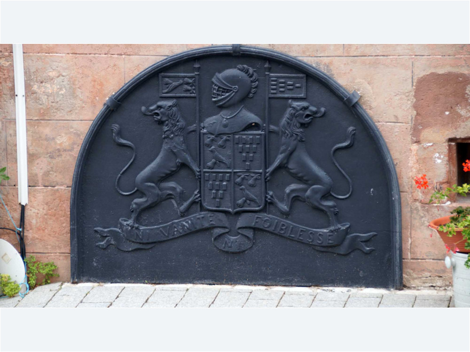 Kaminofenplatte als Hausschmuck Kaminofenplatte als Hausschmuck