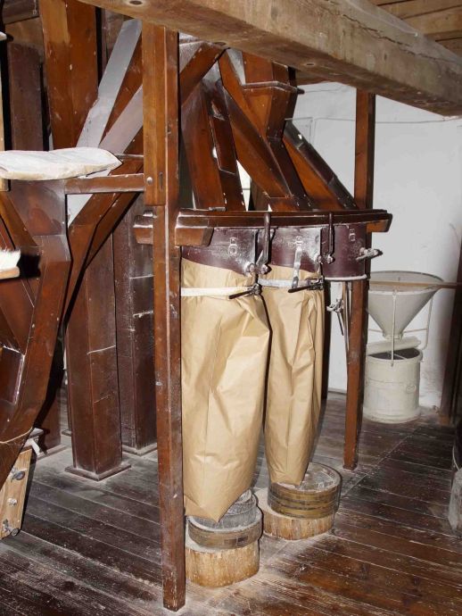 Absacken der Kleie Absacken der Kleie