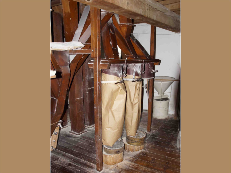 Absacken der Kleie Absacken der Kleie