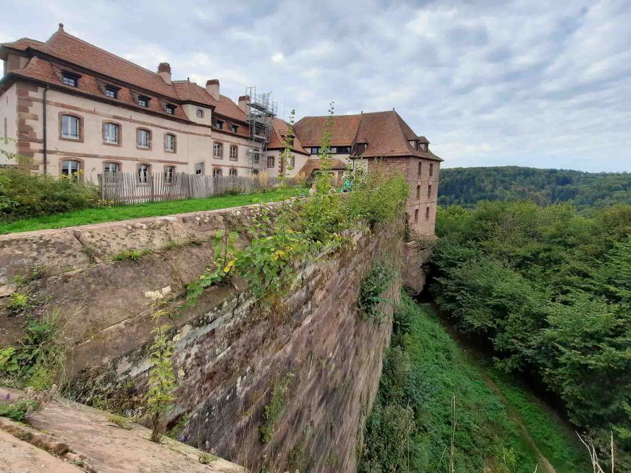 Rückseite der Burganlage Rückseite der Burganlage