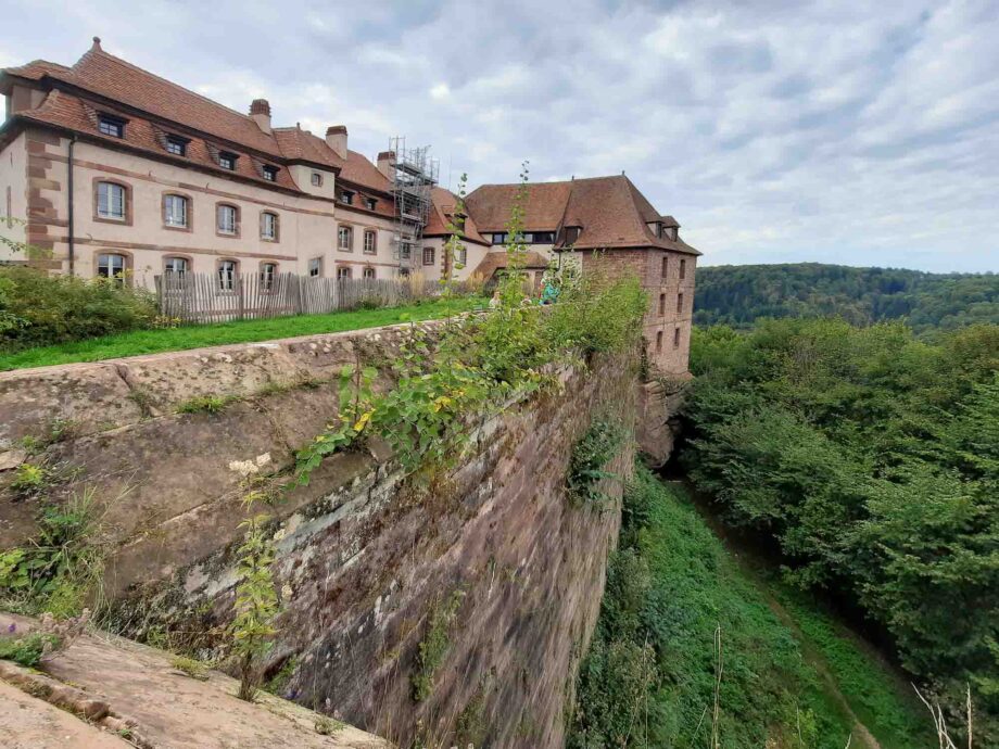 Rückseite der Burganlage Rückseite der Burganlage