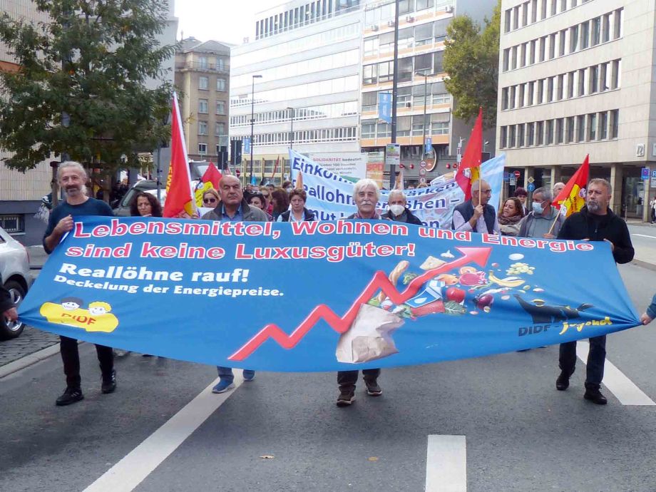 Solidarischer Herbst  "Soziale Sicherheit schaffen - Energiewende beschleunigen!" - Kundgebung und Demonstration am 22.10.2022