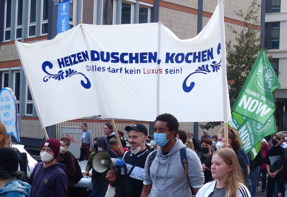 Solidarischer Herbst  "Soziale Sicherheit schaffen - Energiewende beschleunigen!" - Kundgebung und Demonstration am 22.10.2022