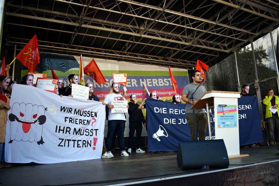 Solidarischer Herbst  "Soziale Sicherheit schaffen - Energiewende beschleunigen!" - Kundgebung und Demonstration am 22.10.2022