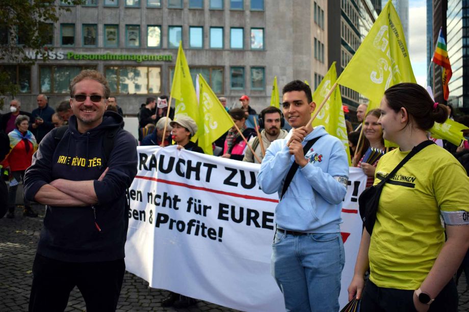 Solidarischer Herbst  "Soziale Sicherheit schaffen - Energiewende beschleunigen!" - Kundgebung und Demonstration am 22.10.2022