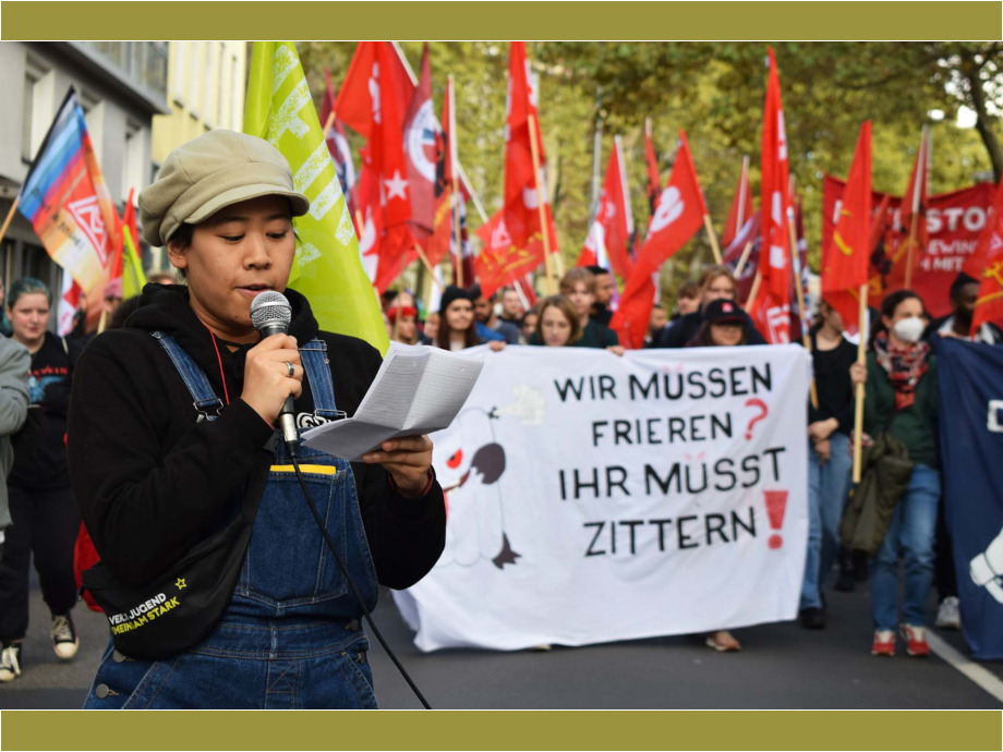 Solidarischer Herbst "Soziale Sicherheit schaffen - Energiewende beschleunigen!" - Kundgebung und Demonstration am 22.10.2022 in Frankfurt Solidarischer Herbst "Soziale Sicherheit schaffen - Energiewende beschleunigen!" - Kundgebung und Demonstration am 22.10.2022