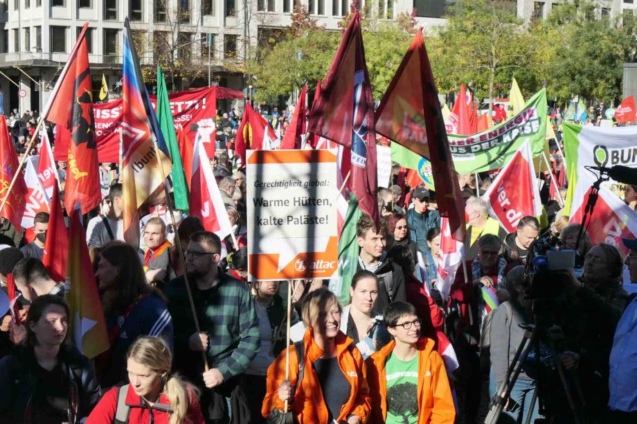 Solidarischer Herbst  "Soziale Sicherheit schaffen - Energiewende beschleunigen!" - Kundgebung und Demonstration am 22.10.2022