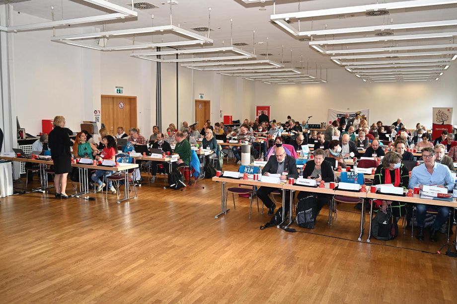 Delegiertenversammlung im Frankfurter Gewerkschaftshaus Delegiertenversammlung im Frankfurter Gewerkschaftshaus