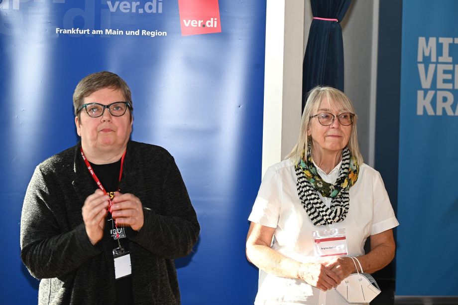 Mitglieder des Podiums, Britta Brandau und Brigitte Bach-Graß Mitglieder des Podiums, Britta Brandau und Brigitte Bach-Graß