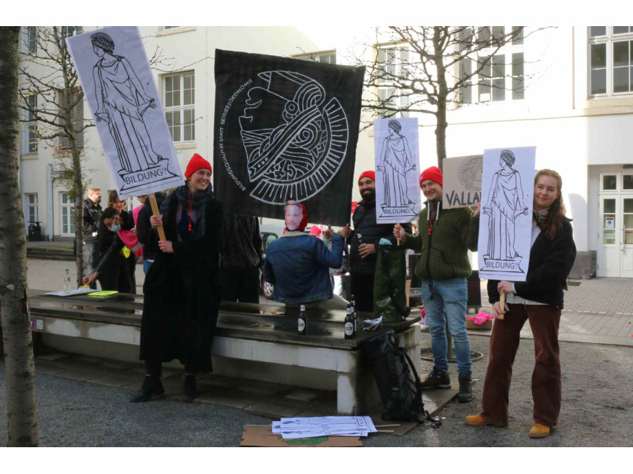 Protest an der TU Darmstadt