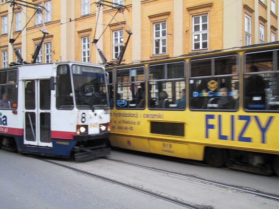 Gelbe Strassenbahn