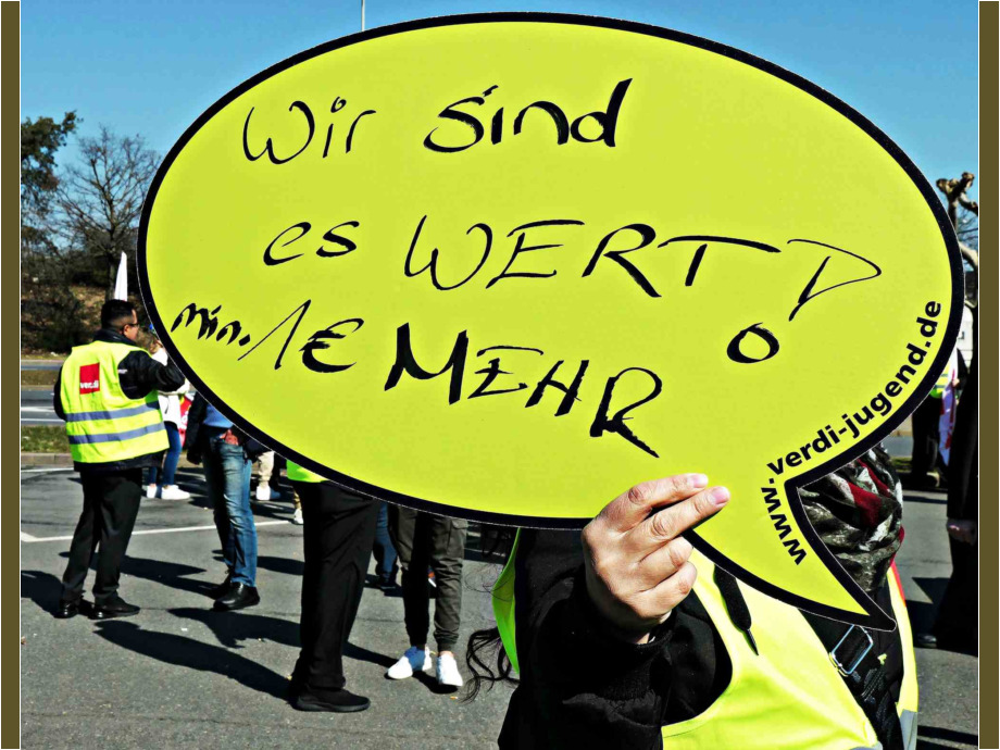 Wir sind es wert!