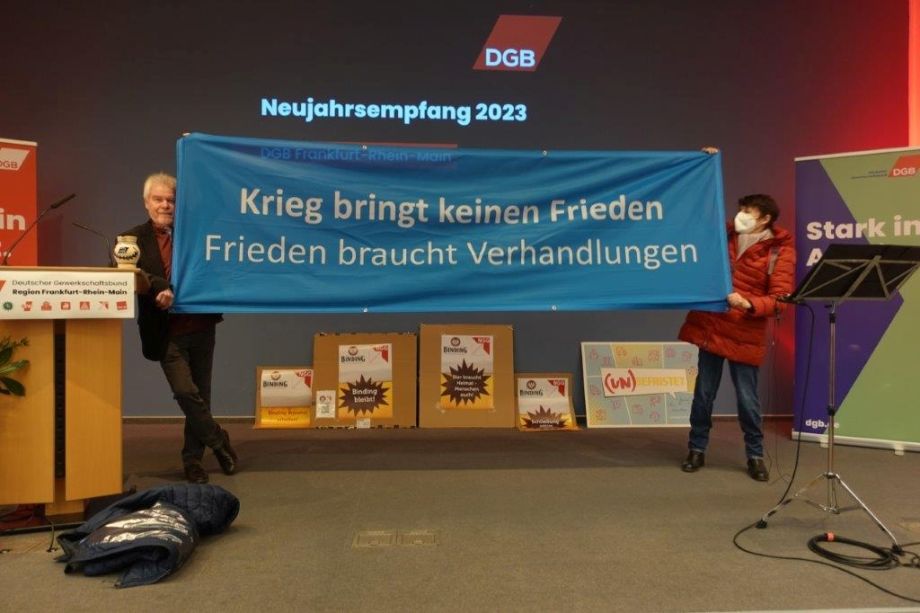 Neujahrsempfang des DGB Frankfurt am Main und Region