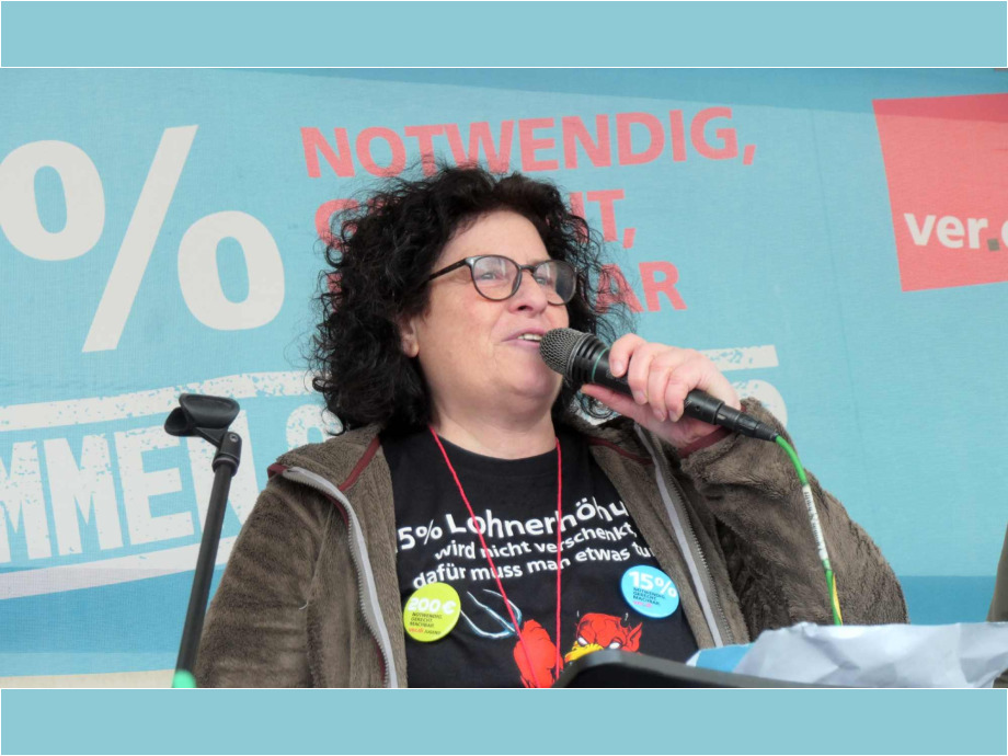 Doris Sickenberger, stellvertr. Betriebsgruppenleiterin