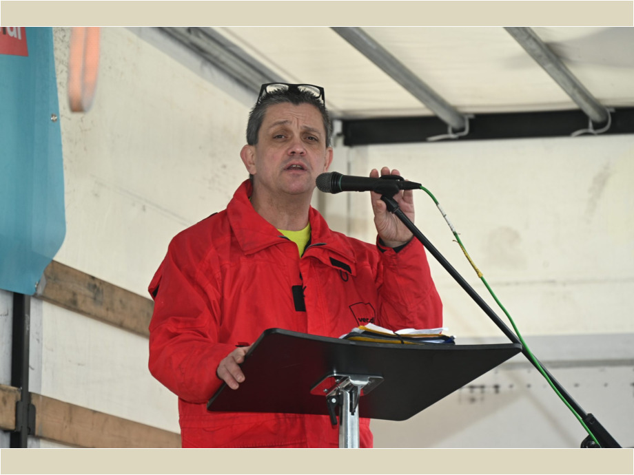 Andreas Jung, Landesfachbereichsleiter E, verdi Hessen Andreas Jung, Landesfachbereichsleiter E, verdi Hessen