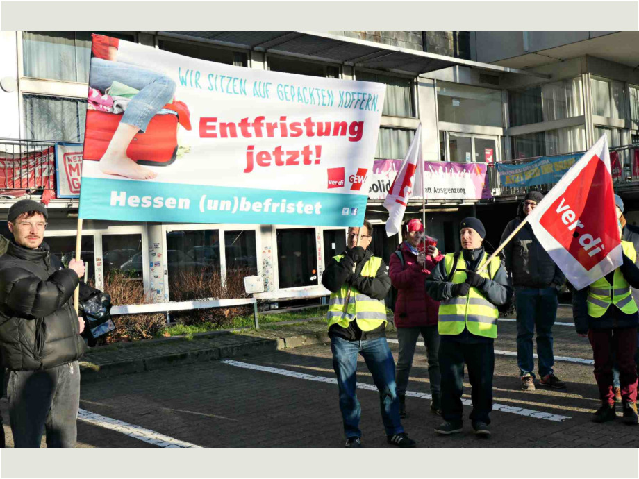 Uni Frankfurt: Tempo machen bei Entfristung