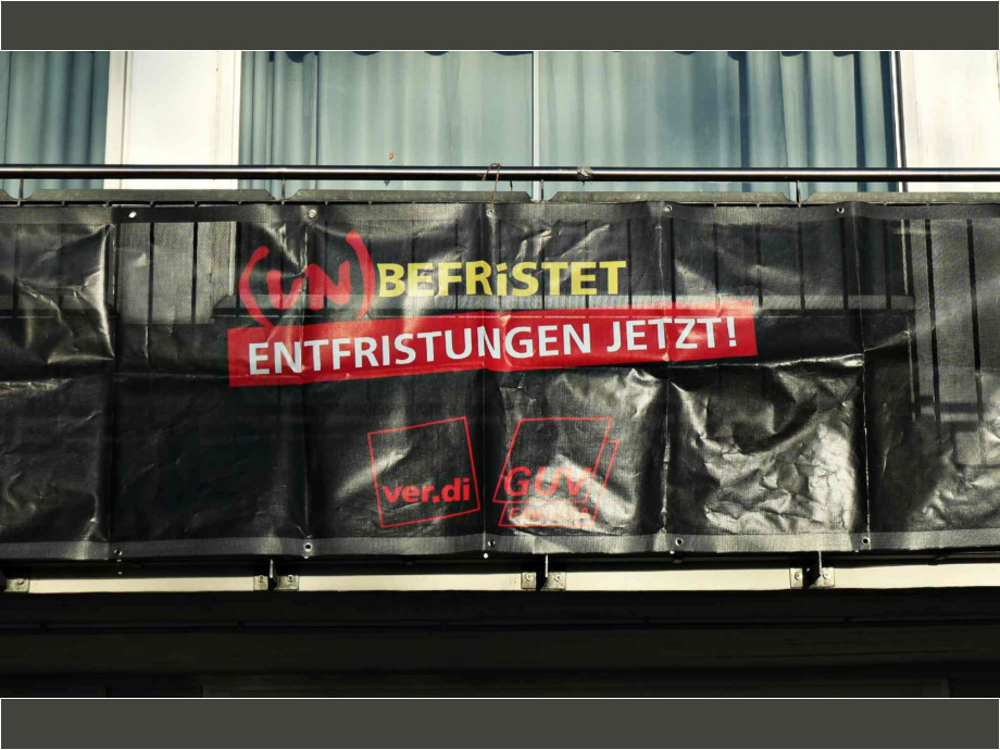 Uni Frankfurt: Skandalöse Befristungssituation beenden!