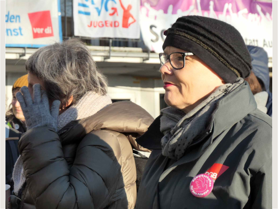 Uni Frankfurt: Renate Sternatz, stellvertr. Vorsitzende DGB Hessen-Thüringen