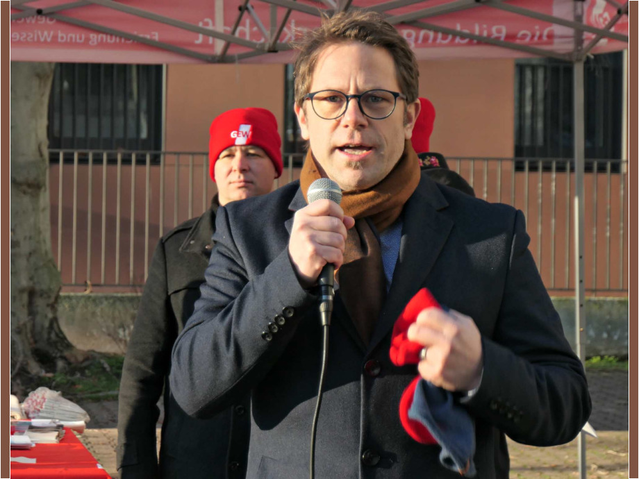 Uni Frankfurt: Michael Rudolph, Vorsitzender DGB Hessen-Thüringen