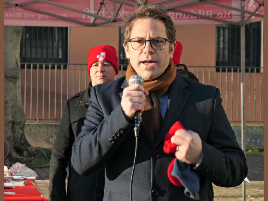 Uni Frankfurt: Michael Rudolph, Vorsitzender DGB Hessen-Thüringen