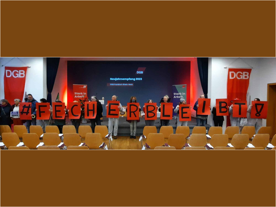 Neujahrsempfang des DGB Frankfurt am Main und Region