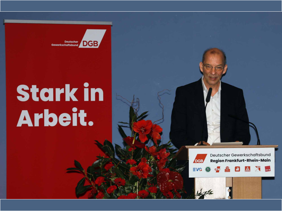 Neujahrsempfang des DGB Frankfurt am Main und Region