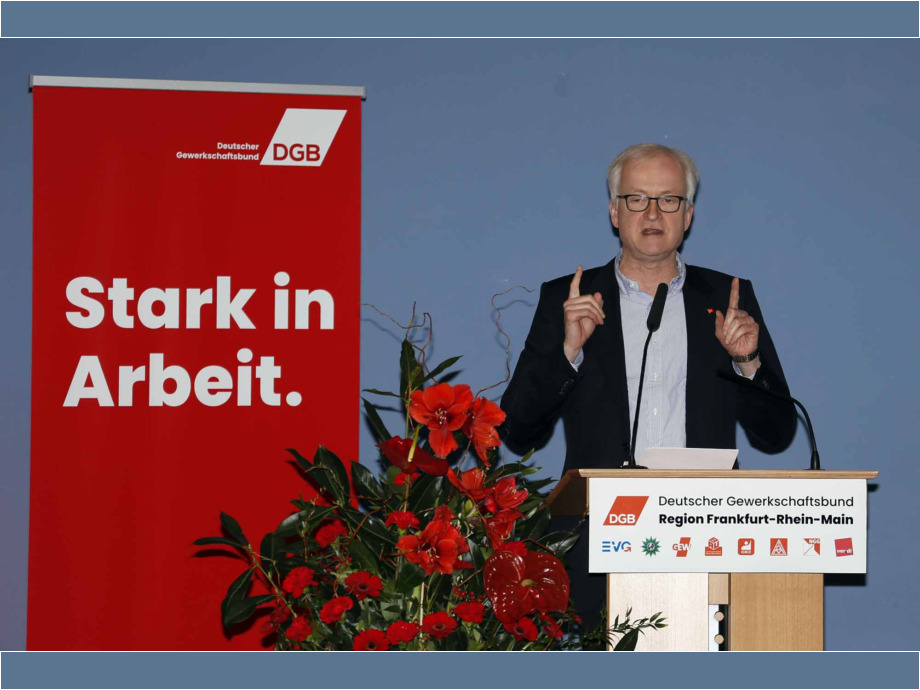 Neujahrsempfang des DGB Frankfurt am Main und Region