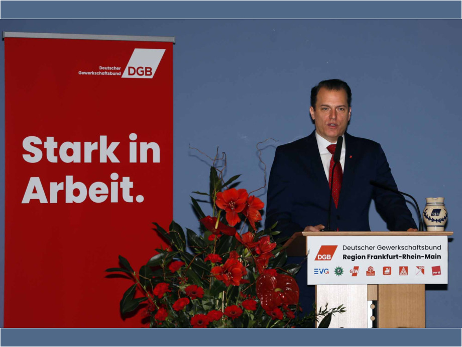 Neujahrsempfang des DGB Frankfurt am Main und Region